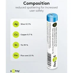 blyfritt lödtenn ø 1,0 mm 17 g