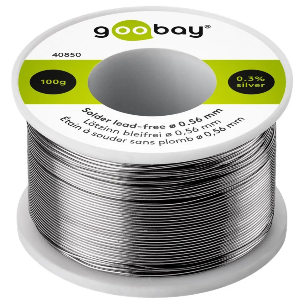 Blyfritt lödtenn ø 0,56 mm 100 g