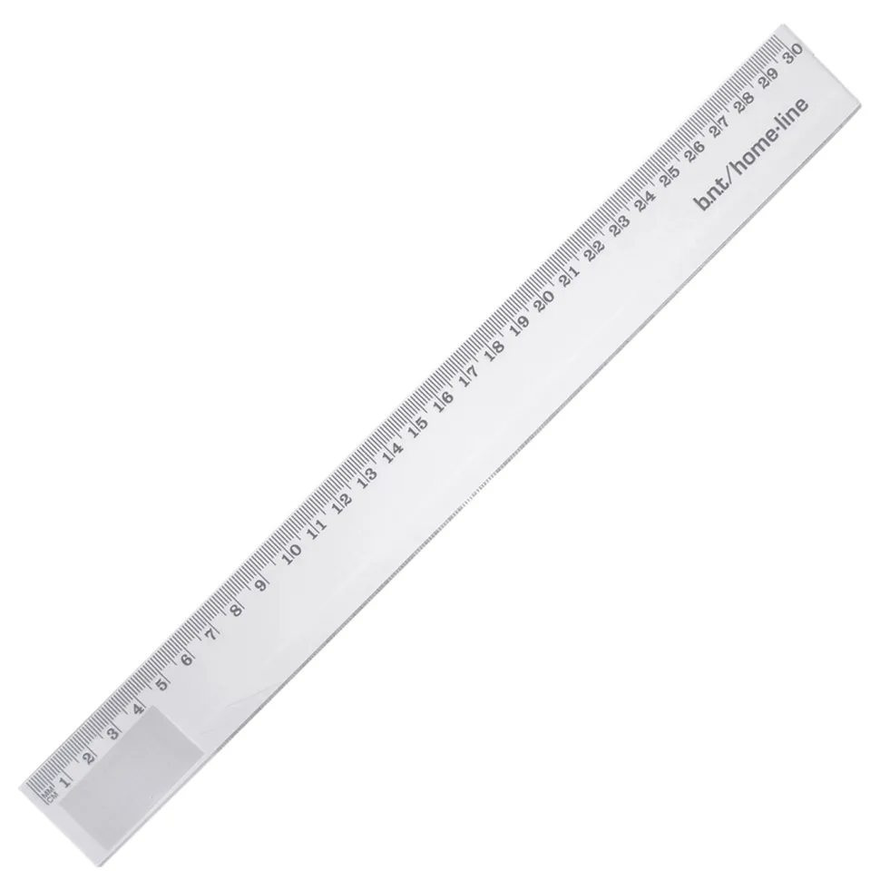 BNT Office Linjal 30 cm transparent