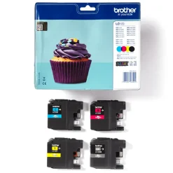 Brother LC123VALBP Bläckpatron Multipack Svart och Färg
