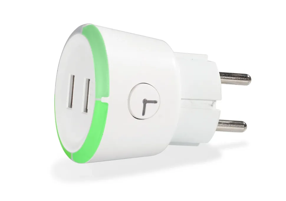 Capidi USB-säkerhetstimer med två portar 3,4 A Vit
