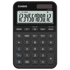 Casio MS-20YC bordskalkylator med 12 siffror Svart