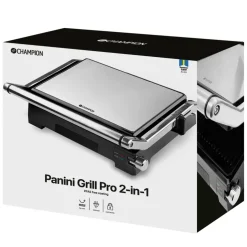 Champion Panini- och bordsgrill Pro Health PG600 2-i-1