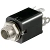 Chassikontakt med brytare 6,3 mm Mono