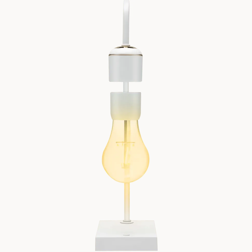Cleverio Leviterande bordslampa Vit