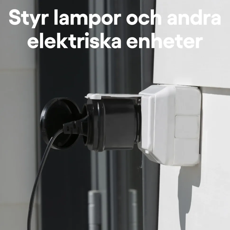 Cleverio Mini-fjärrströmbrytare för utomhusbruk 3000 W