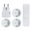 Cleverio Mini-fjärrströmbrytare med fjärrkontroll 4-pack