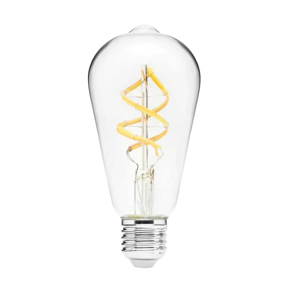 Cleverio Smart E27 ST64 Filament LED-lampa 380 lm