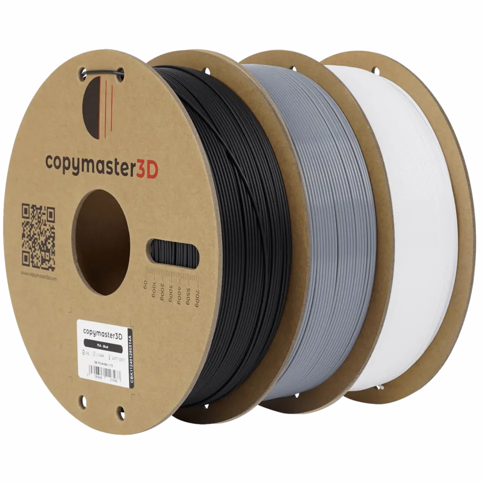 Copymaster3D PLA-filament för 3D-skrivare 1,75 mm Svart