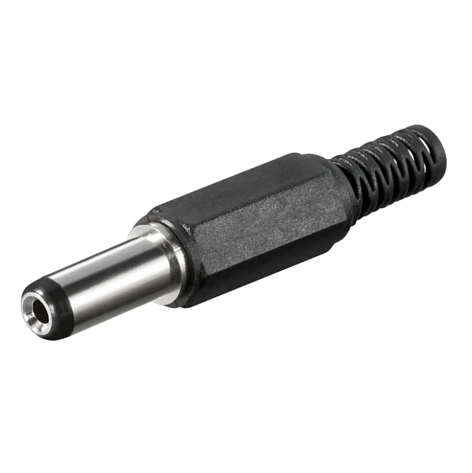 DC-kontakt med lödanslutning 5,5x2,1x14 mm
