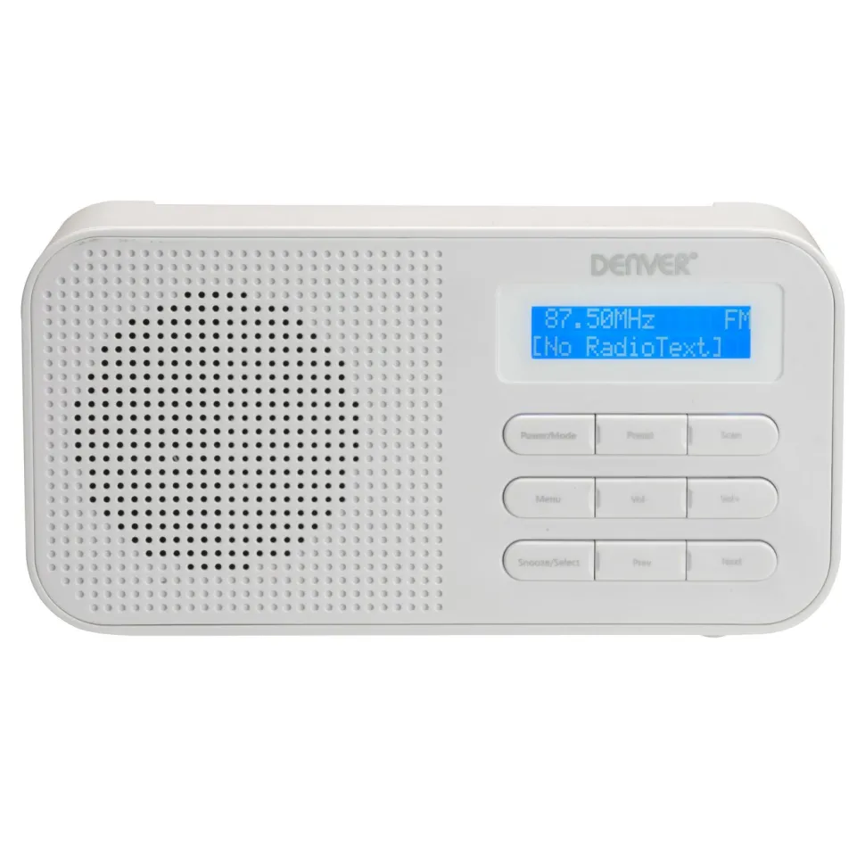 Denver FM-radio Vit