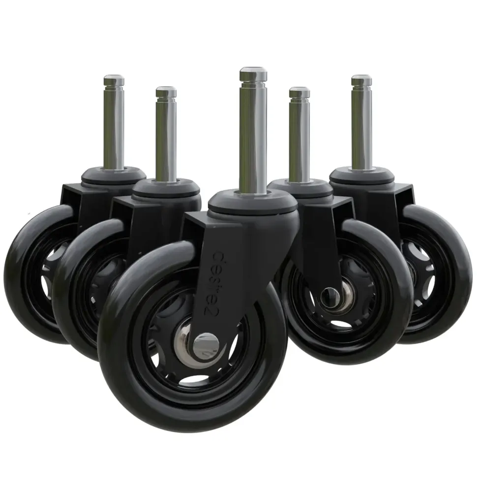 Desire2 Gummihjul för kontorsstolar 5-pack 22 mm