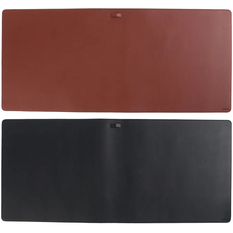 Desire2 Skrivbordsmatta i veganskt läder 900×400 mm Grå, 90×45 cm