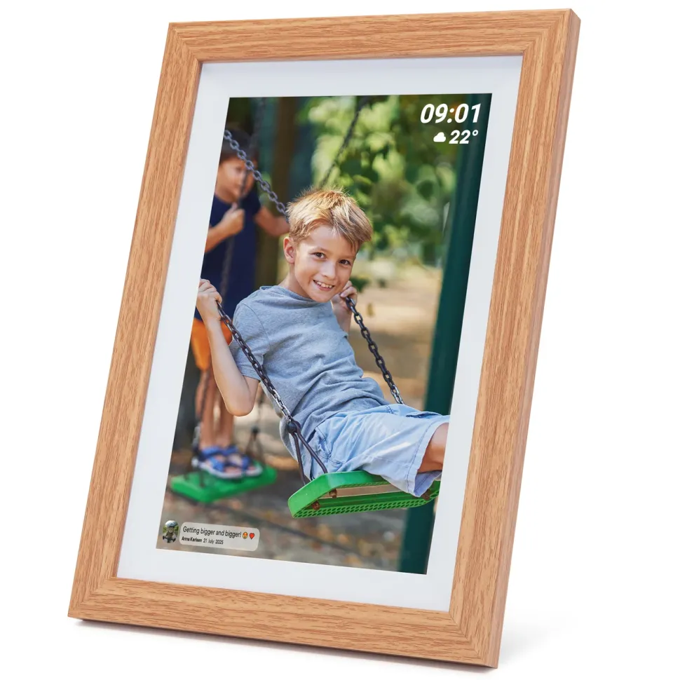 Digital Frameo fotoram 10,1” med wifi Eklaminat