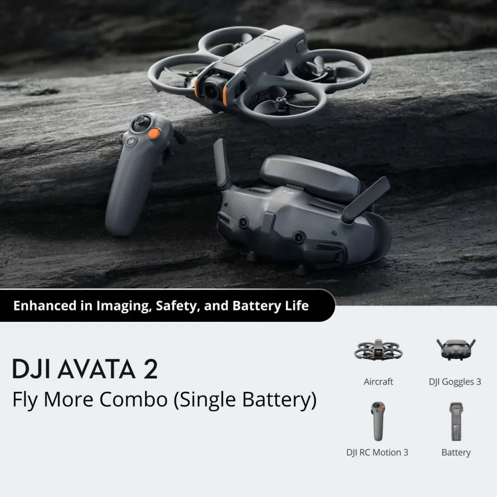 DJI Avata 2 Fly More Combo (ett batteri)