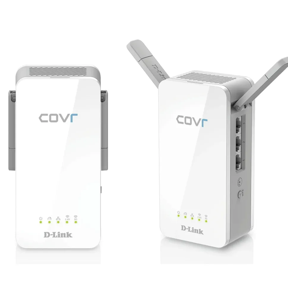 D-Link Covr P2502 Trådlöst homeplug-paket med mesh AC1200