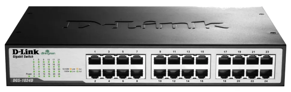 D-Link DGS-1024D Gigabitswitch 24 portar