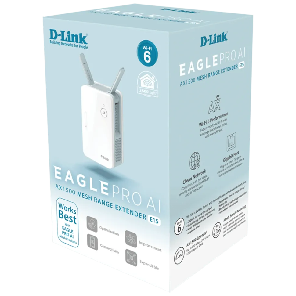 D-Link E15 Mesh-repeater AX1500