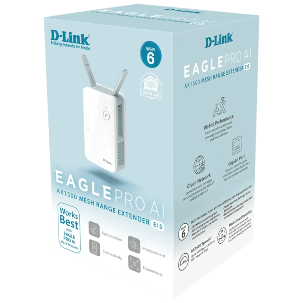 D-Link E15 Mesh-repeater AX1500
