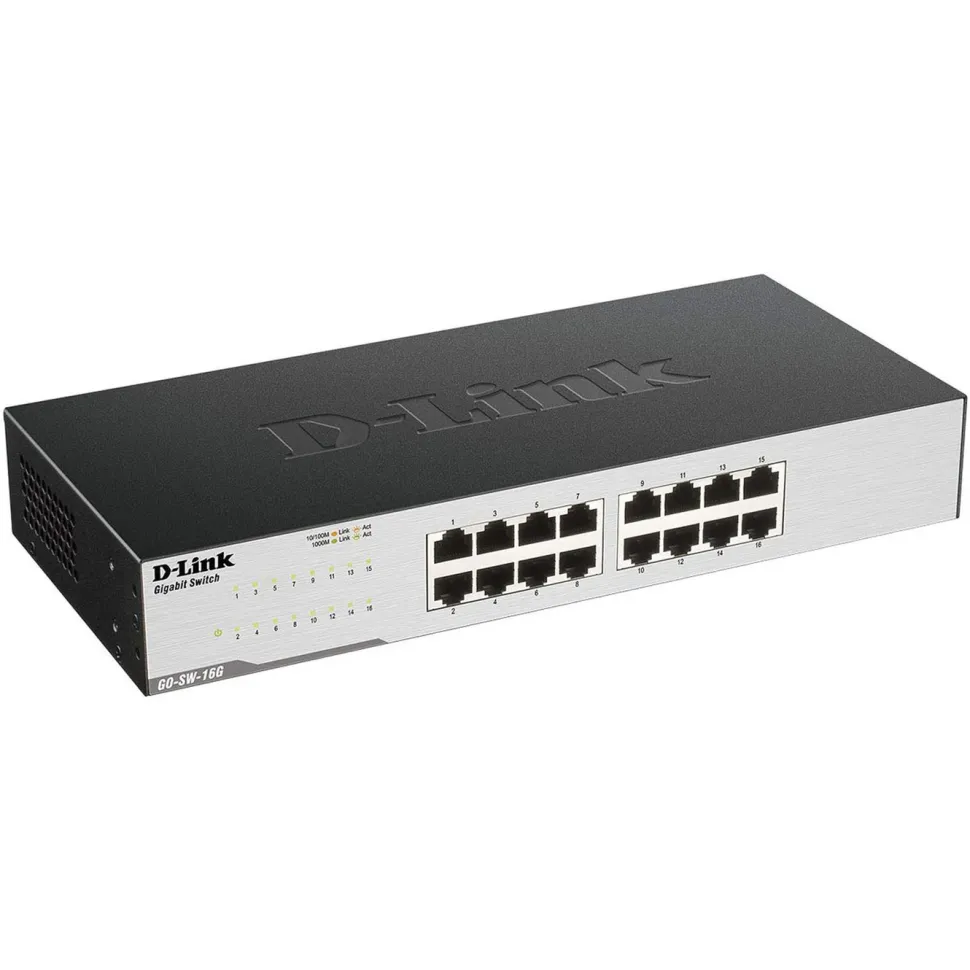 D-Link GO-SW-16G 16-port gigabitswitch
