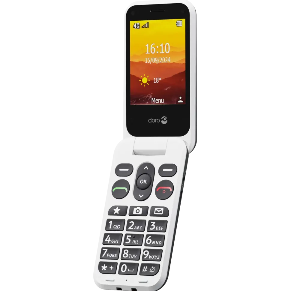 Doro Leva L31 mobiltelefon 4G Svart/vit