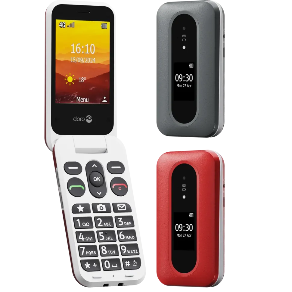 Doro Leva L31 mobiltelefon 4G Svart/vit