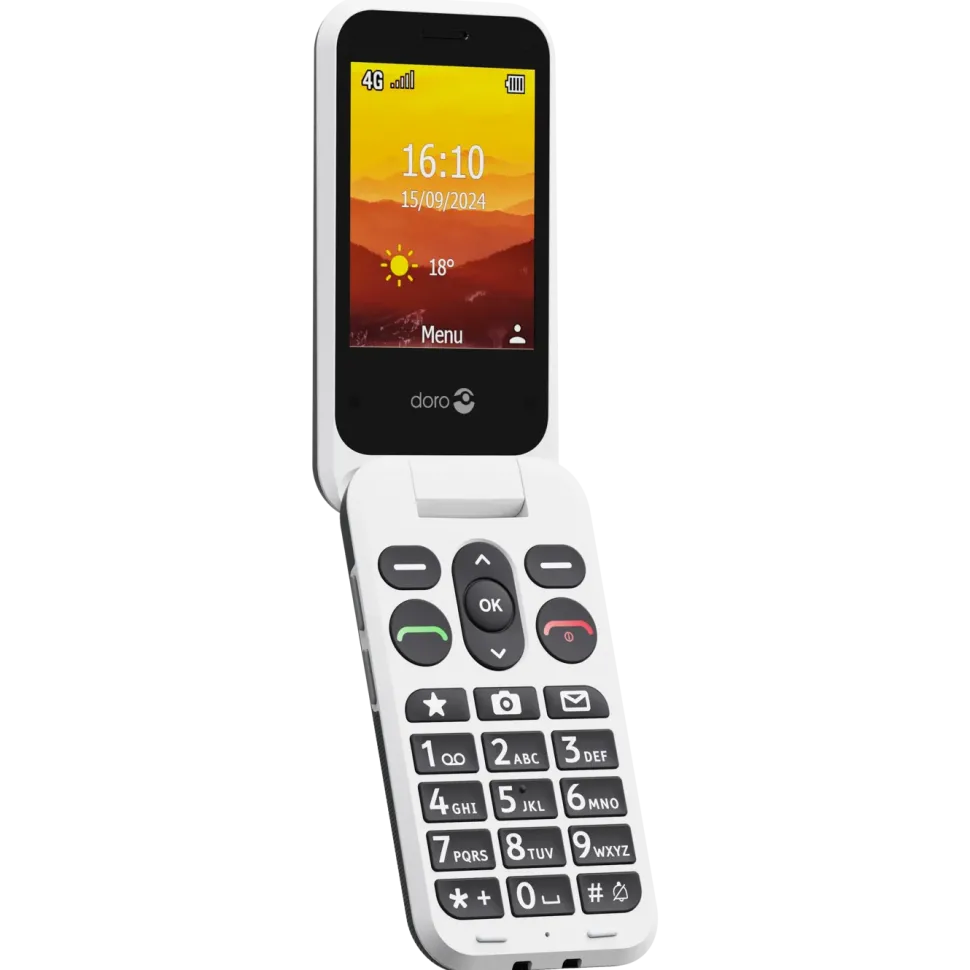 Doro Leva L31 mobiltelefon 4G Svart/vit