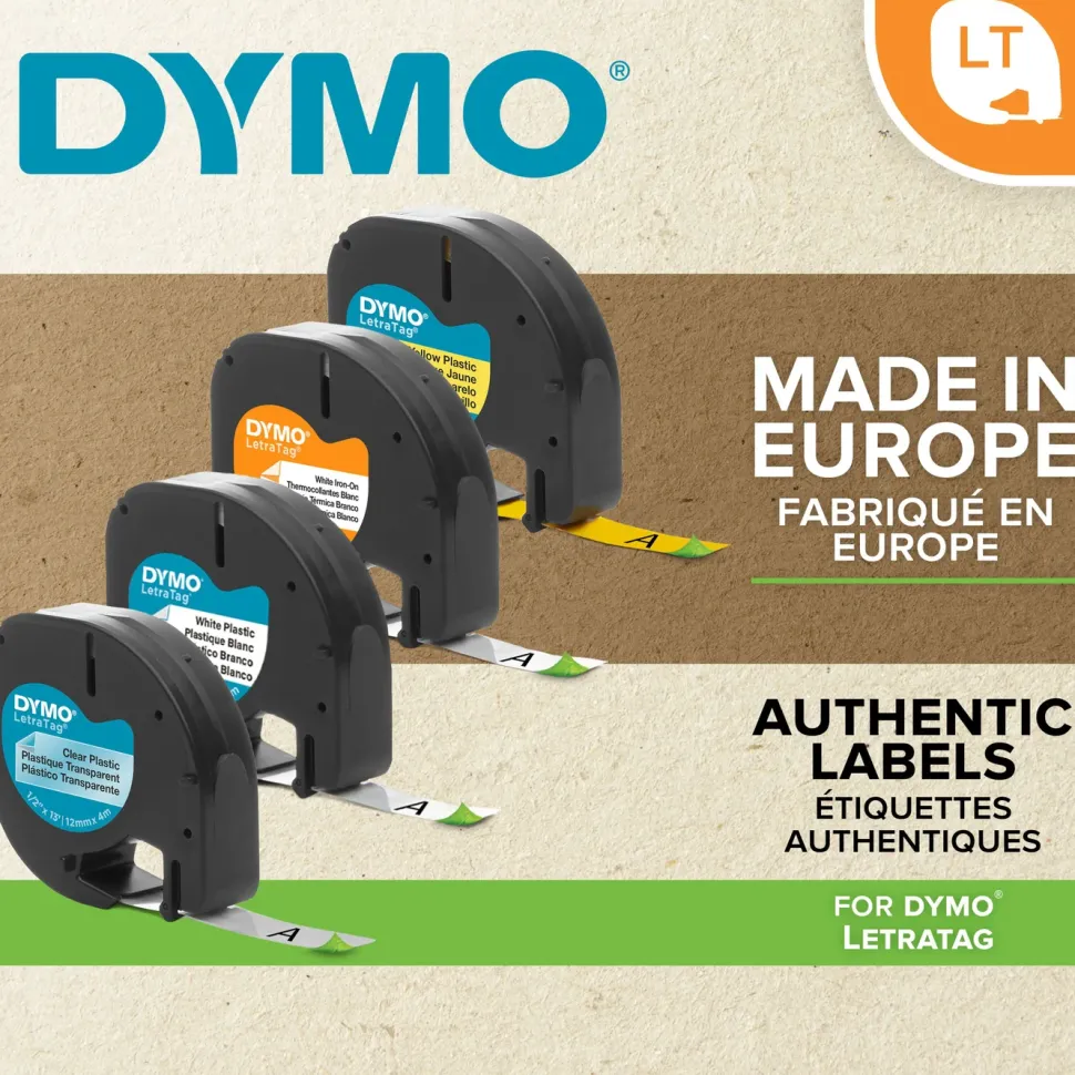Dymo Letratag Märktejp av tyg