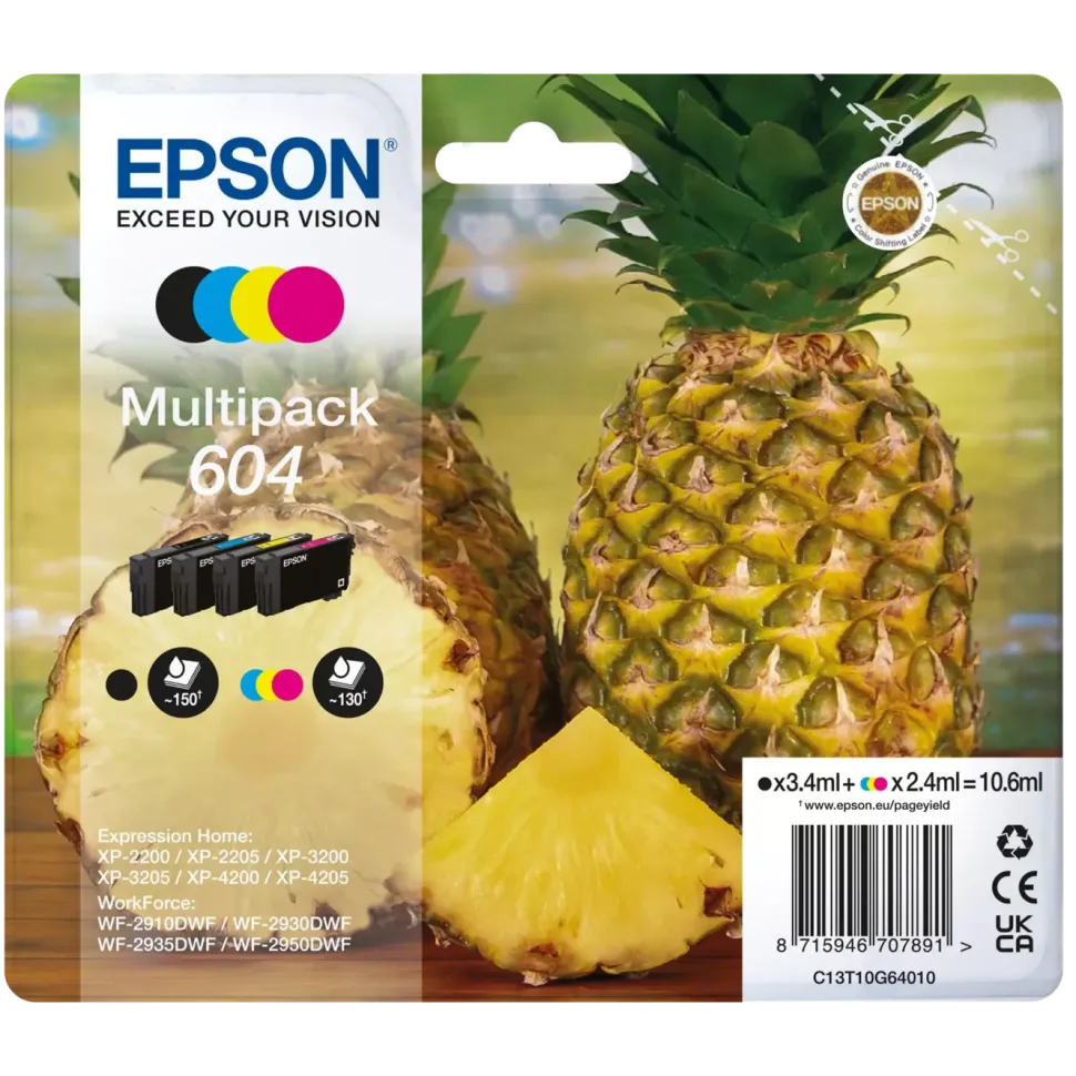 Epson 604 bläckpatroner i multipack Standard