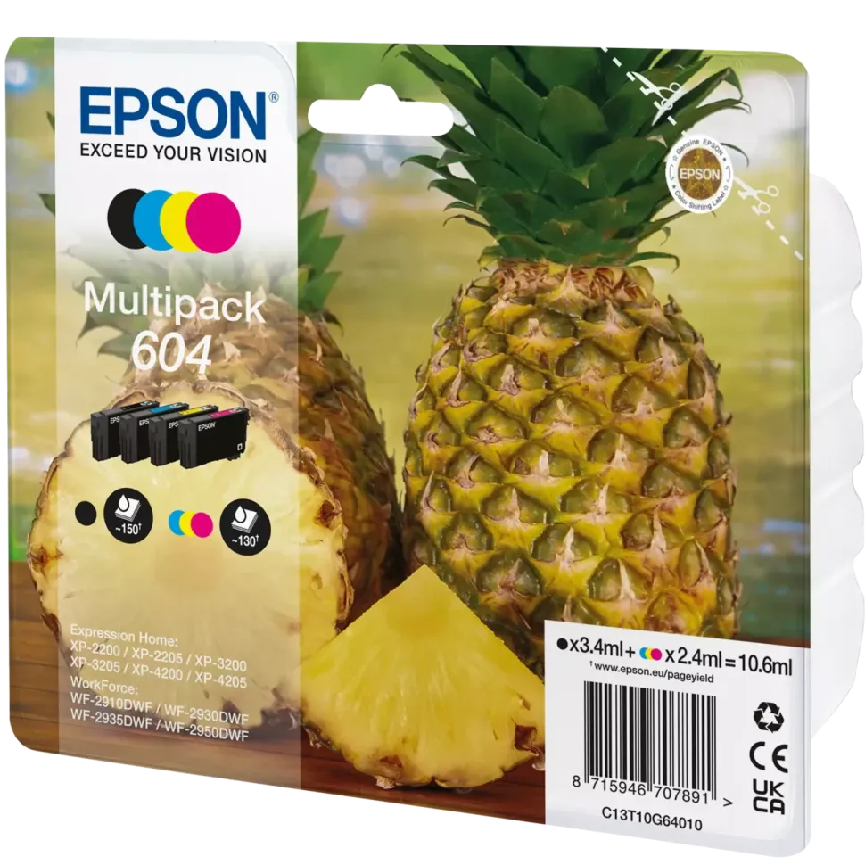 Epson 604 bläckpatroner i multipack Standard
