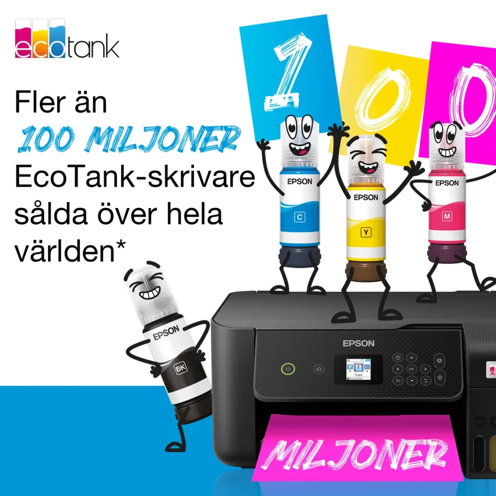 Epson EcoTank ET-1810 bläckstråleskrivare Svart