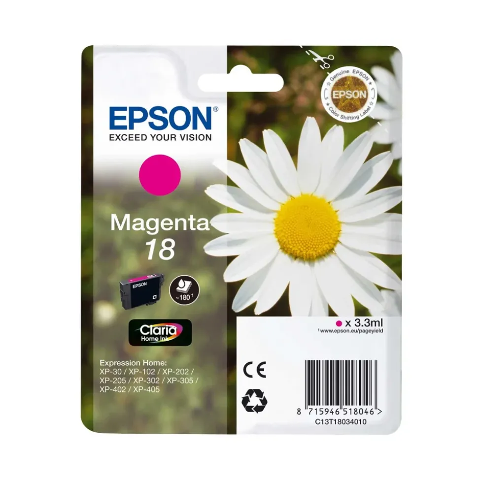 Epson T1803 Bläckpatron Magenta