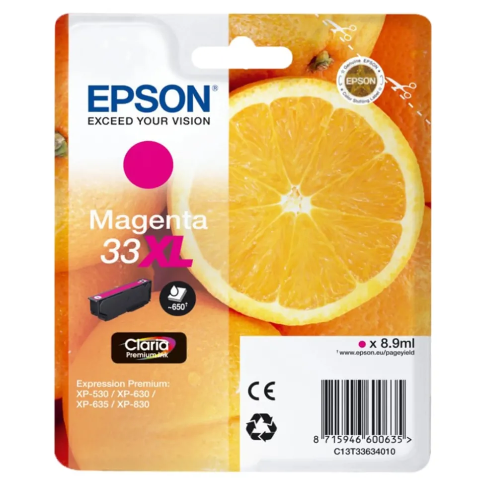 Epson T3363 Bläckpatron Magenta XL