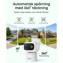 Eufy C31 Övervakningskamera med 360° panorering Vit