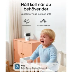 Eufy C31 Övervakningskamera med 360° panorering Vit