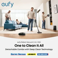 Eufy E20 3-i-1 robotdammsugare
