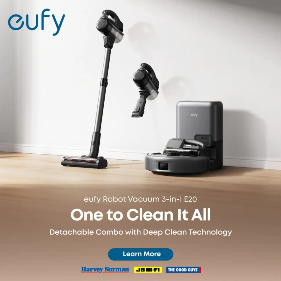 Eufy E20 3-i-1 robotdammsugare
