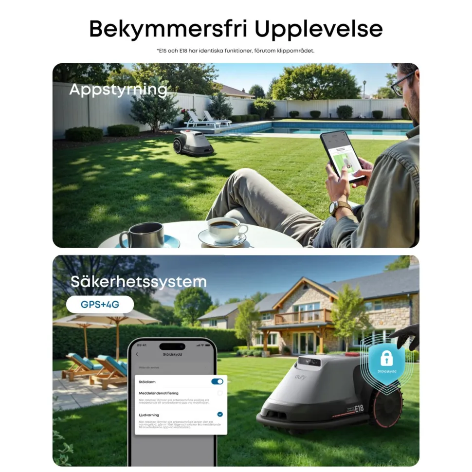 Eufy E15 Robotgräsklippare
