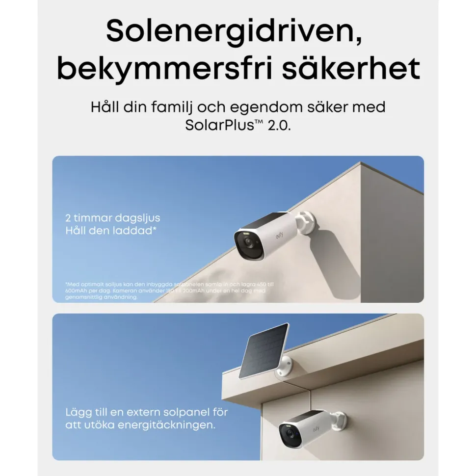 Eufy eufyCam E40 Övervakningssystem 2-pack