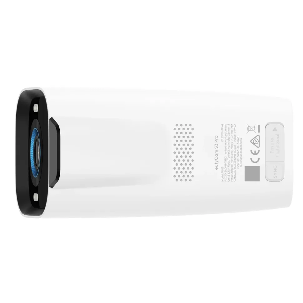 Eufy eufyCam S3 Pro Övervakningssystem med solpanel 4-pack