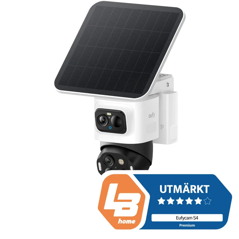 Eufy eufyCam S4 Solo 3-i-1 övervakningskamera med solpanel