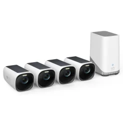 Eufy eufyCam 3 Övervakningssystem med solpanel 4-pack