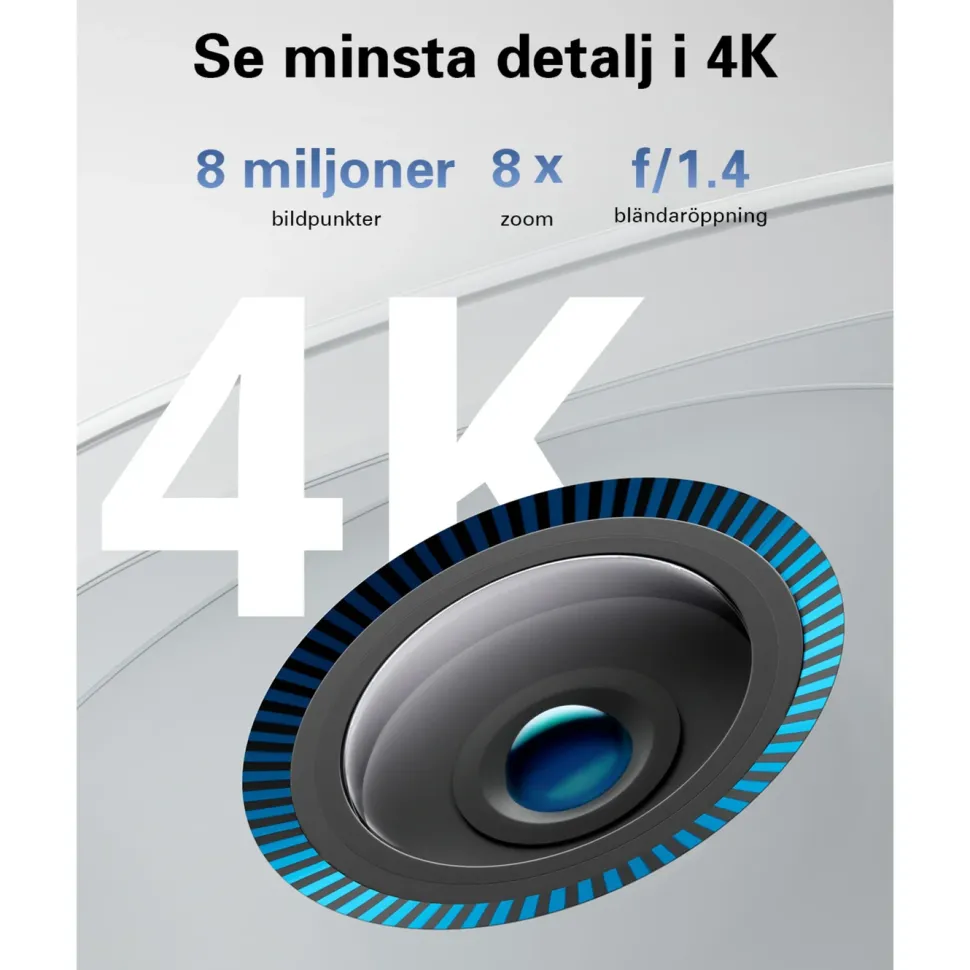 Eufy eufyCam 3 Övervakningssystem med solpanel 4-pack