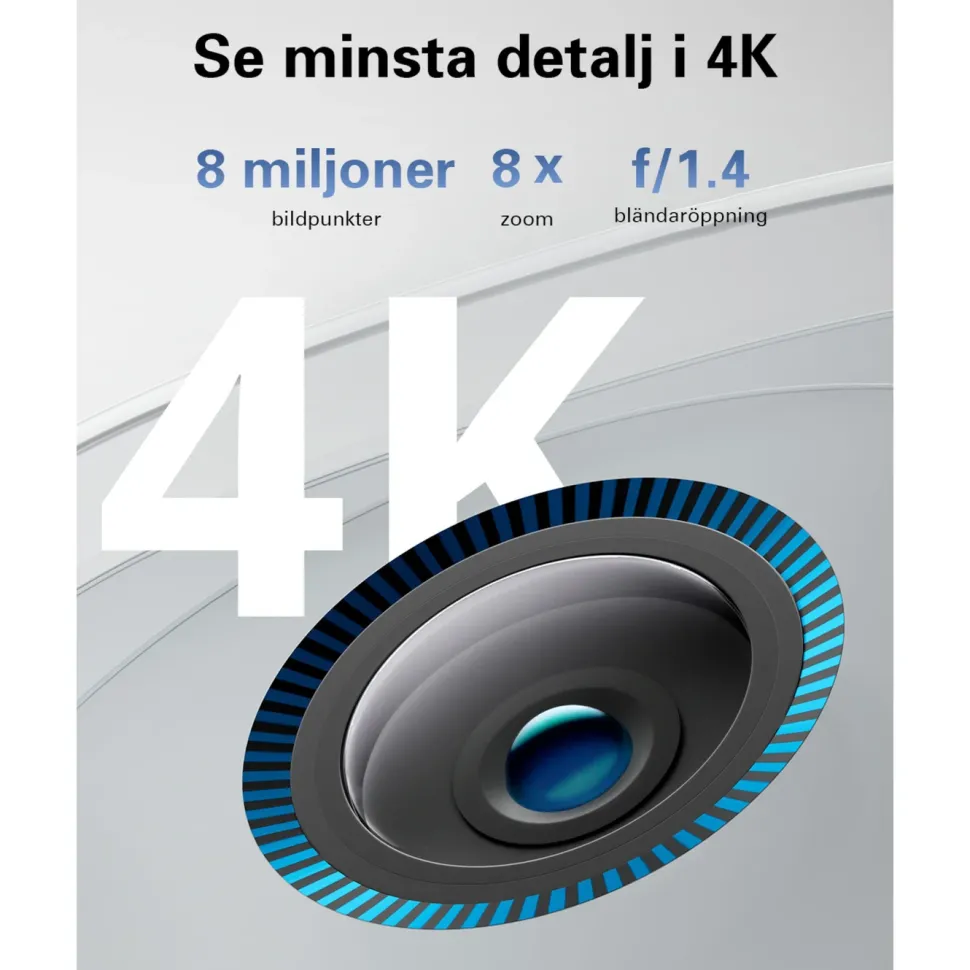 Eufy eufyCam 3 Övervakningssystem med solpanel 2-pack