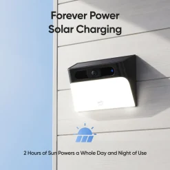 Eufy Solcellsdriven vägglampa med kamera S120
