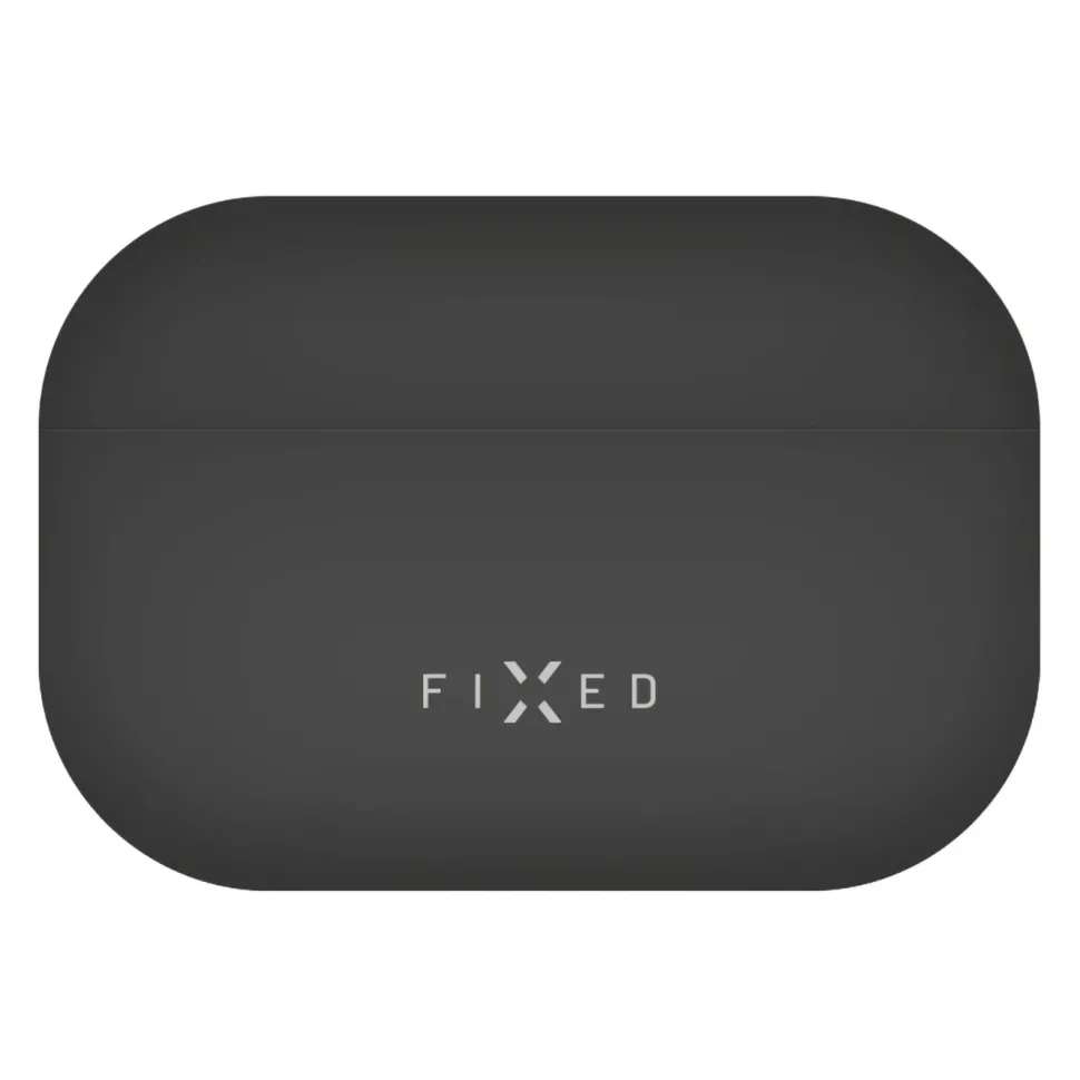 Fixed Silky Silikonfodral för Apple AirPods Pro 3 Svart
