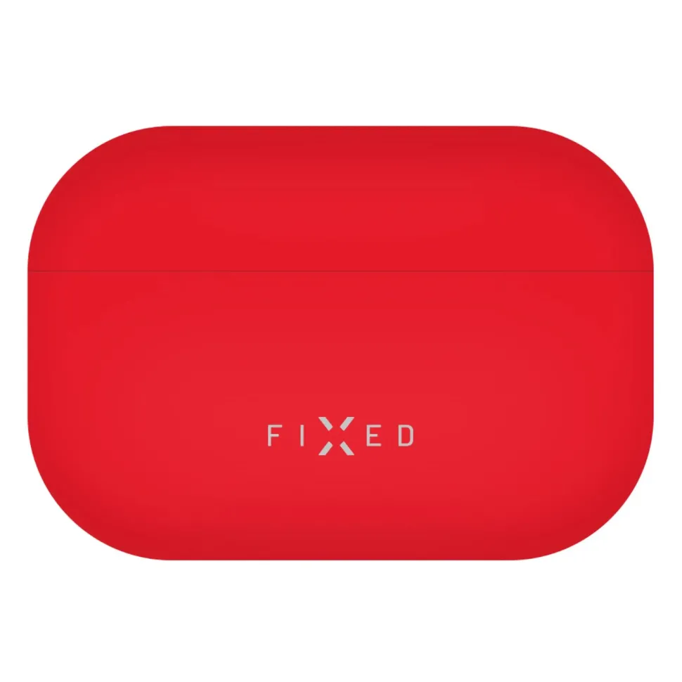 Fixed Silky Silikonfodral för Apple AirPods Pro 3 Röd