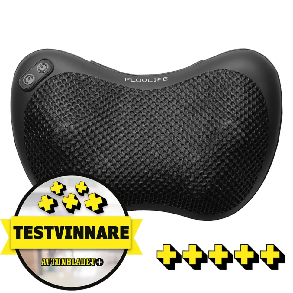 Flowlife Flowpillow Heat Massagekudde Black Edition