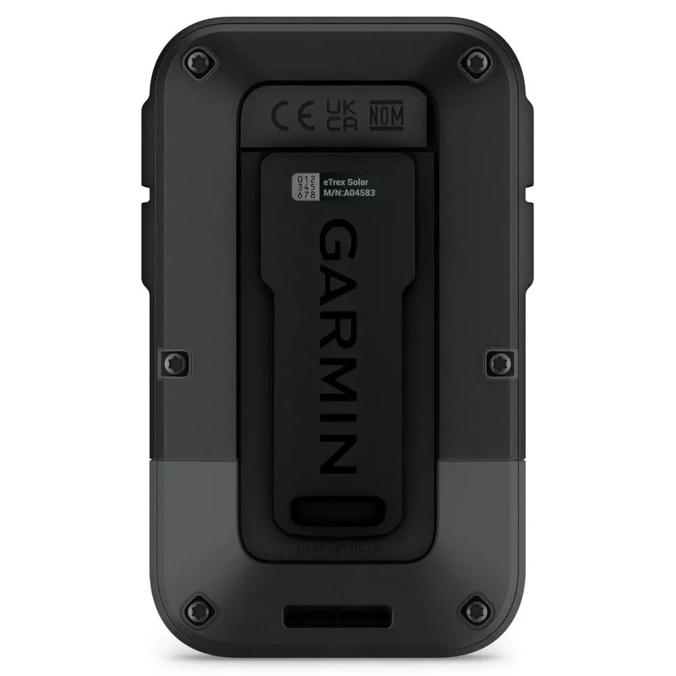 Garmin eTrex Solar GPS-navigator med solenergiladdning