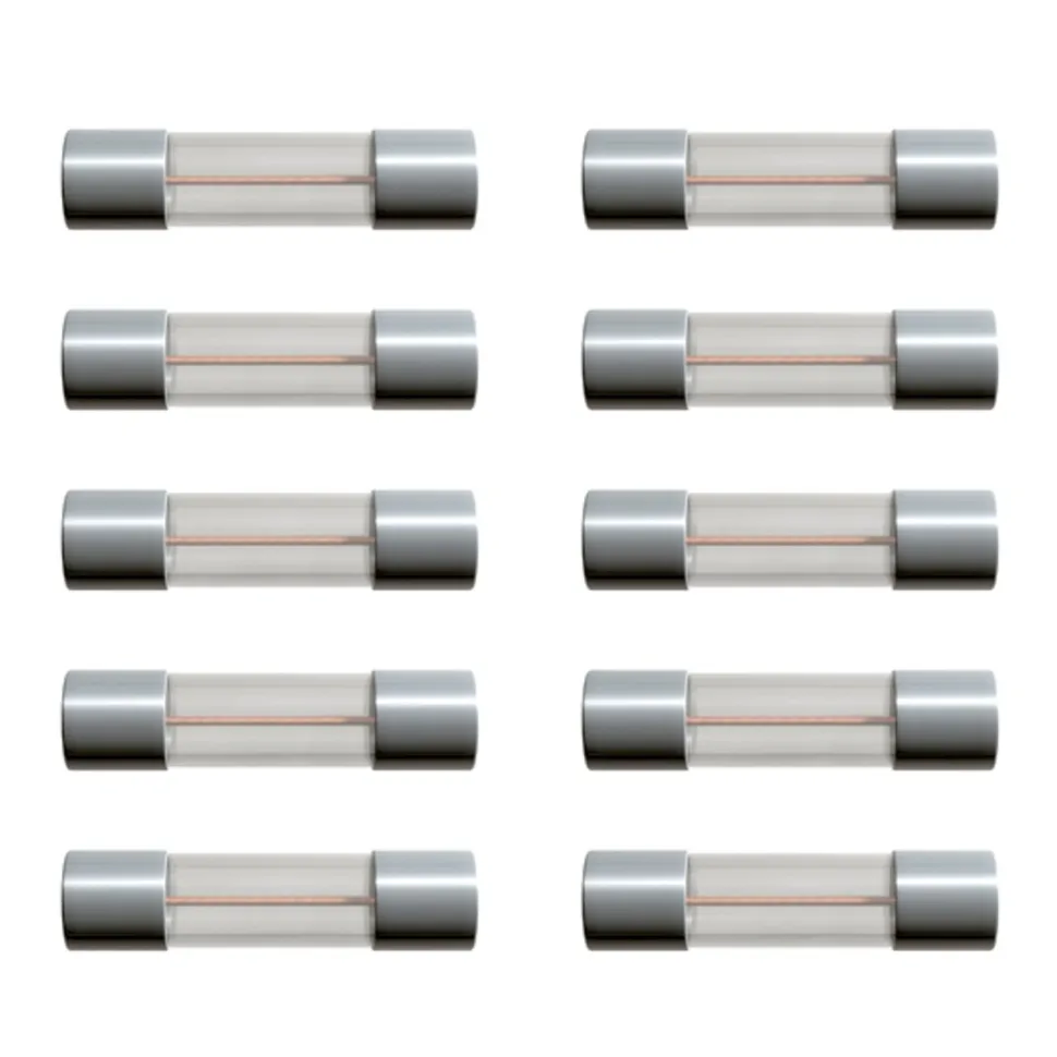 Glasrörssäkring 5x20 mm 2 A Snabb (F) 10-pack